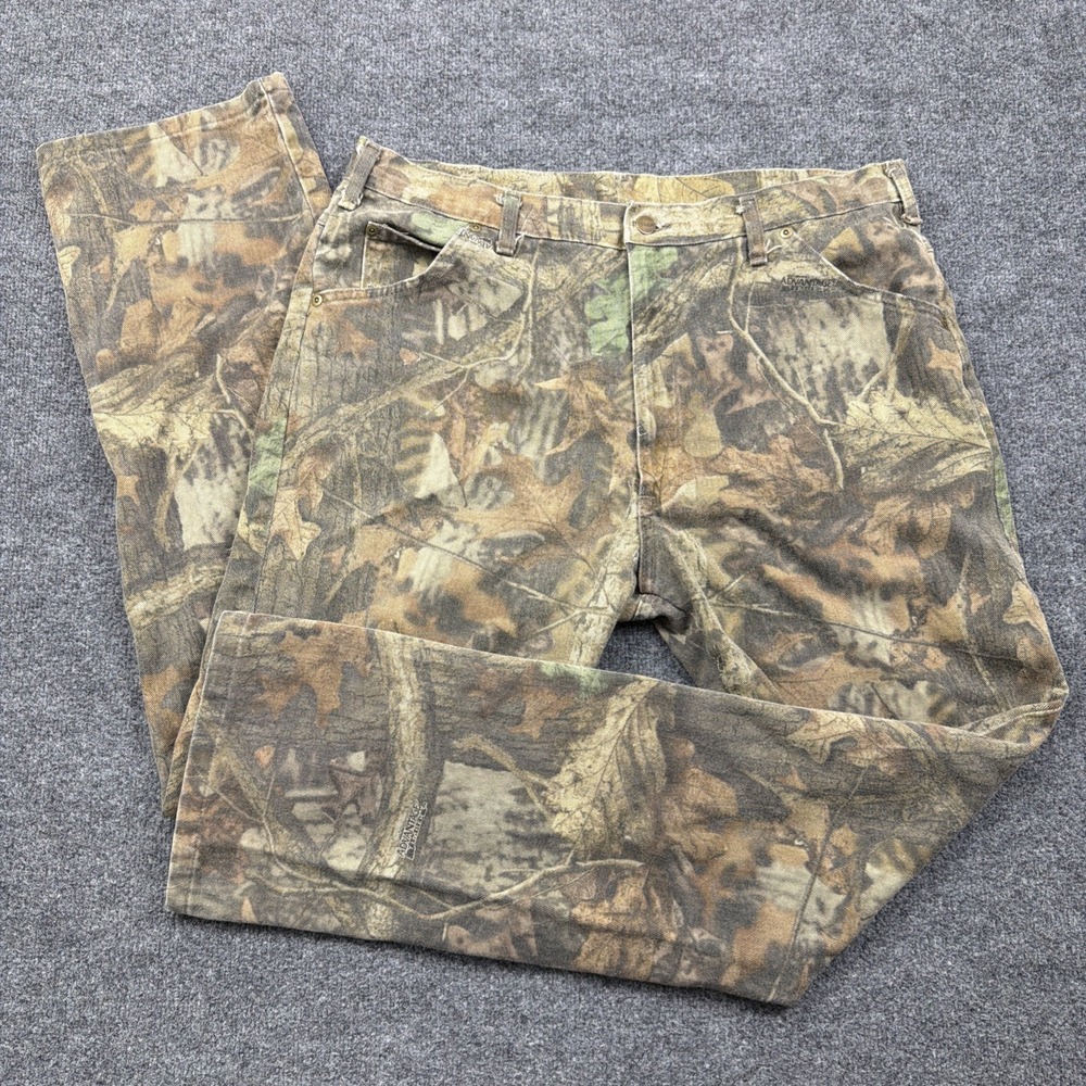 Vintage Walls Camouflage Pants Large 36x32 Hunting Outdoor USA Advantage Timber